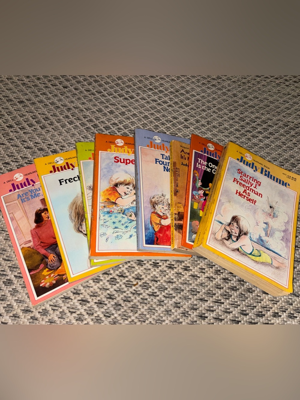 Vintage JUDY BLUME Book Lot 8 Superfudge Freckle Juice Margaret Sheila